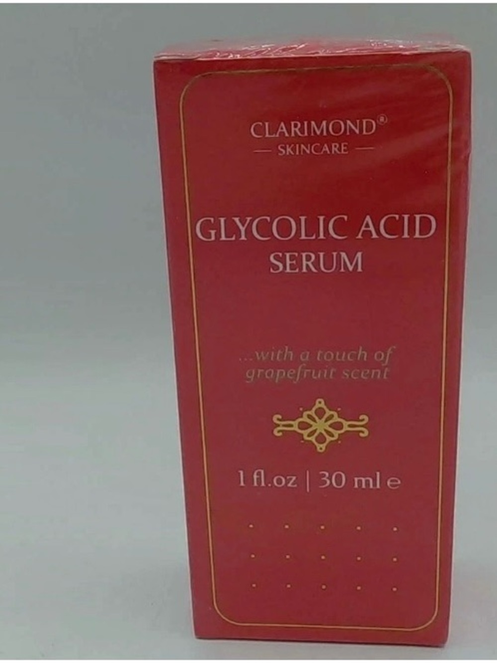 Clarimond Skincare Glycolic Acid Serum, 1 Fl Oz Grapefruit Scent